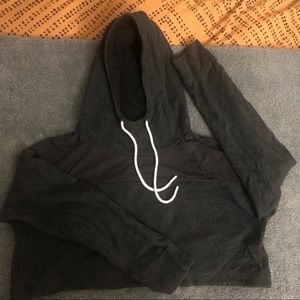 Gymshark Nikki B Gray Cropped Hoodie
